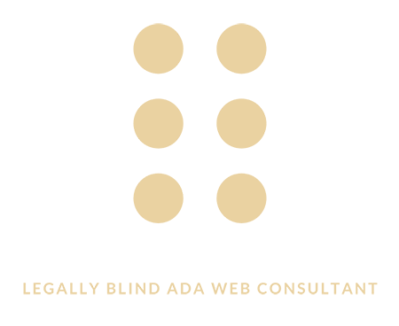 Legally Blind ADA Web Consultant logo